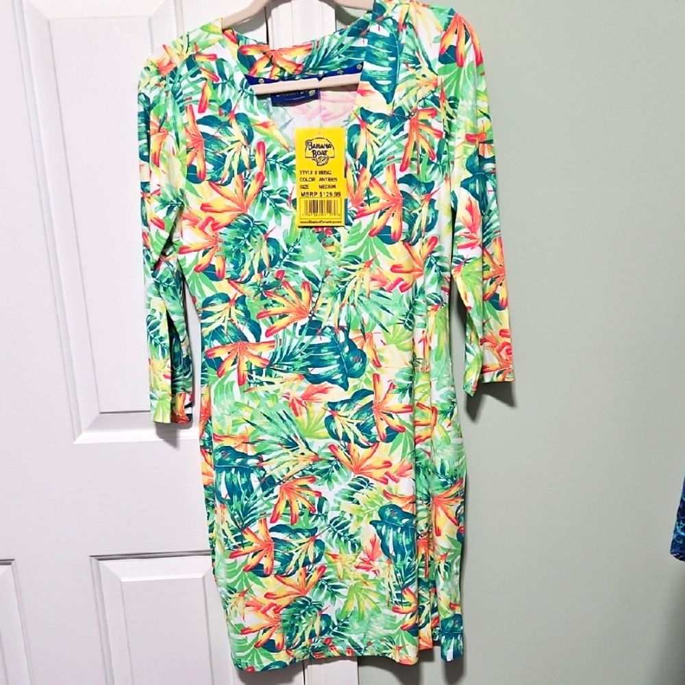 Banana Boat NWT Print Dress